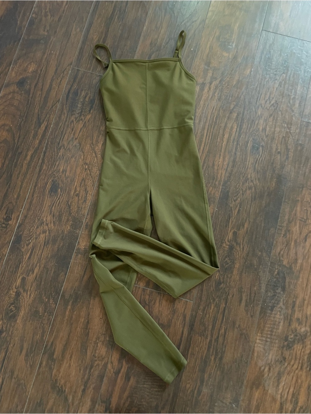 Old Navy Olive Green Strappy Jumpsuit